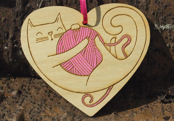 H11 : Cat n Wool Heart