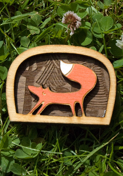 J2 : Fox Brooch